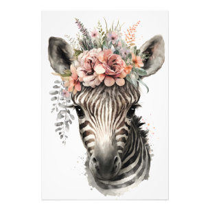 Nursery Pictures of Animals: Zebra Photo Print