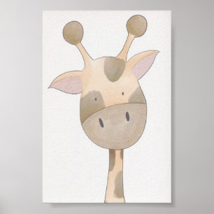 Nursery Poster - Giraffe