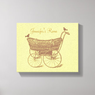 Nursery Print- Any Colour Background! Canvas Print