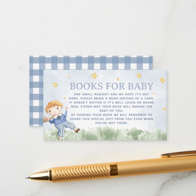 Nursery Rhyme Books For Baby Enclosure Card (Front/Back In Situ)