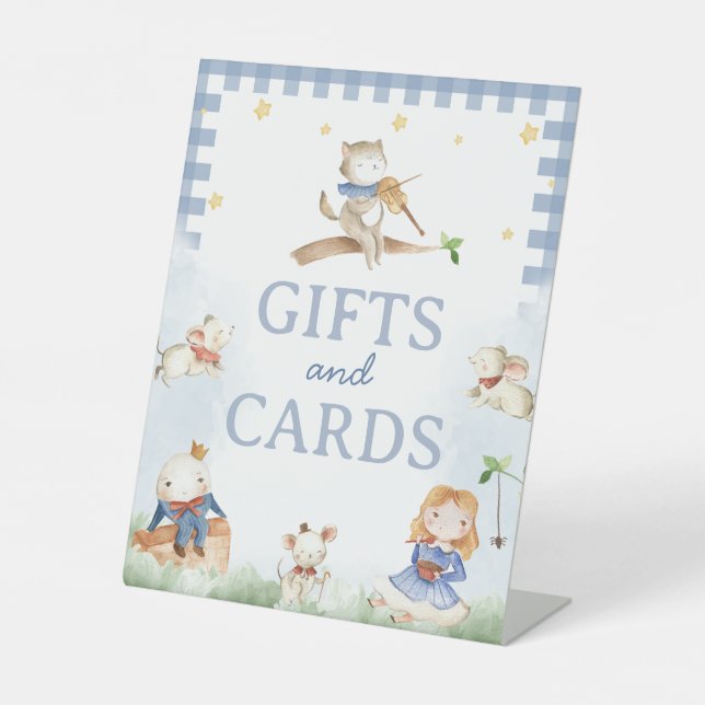 Nursery Rhyme Gift and Card Table Sign (Front)