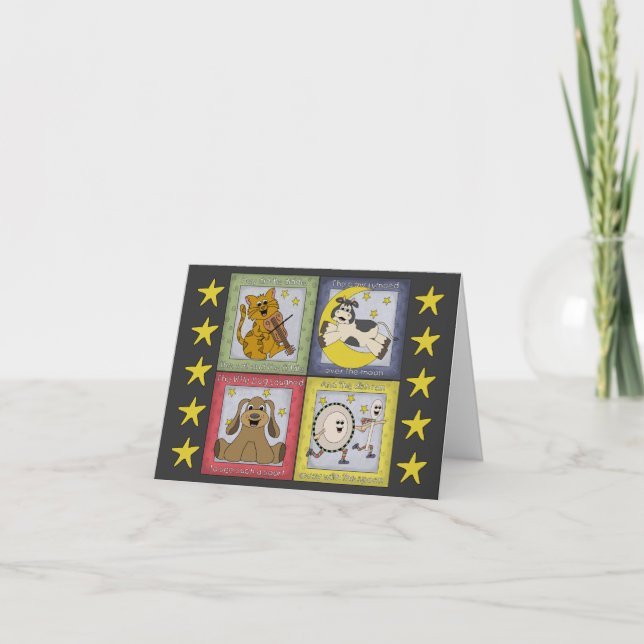 Nursery Rhyme Thank You Card (Front)