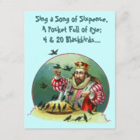 Nursery Rhyme Themed Party birthday INVITATIONS