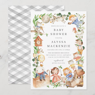 Nursery Rhymes Baby Shower Invitation