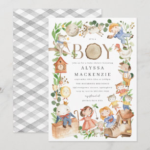 Nursery Rhymes Baby Shower Invitation