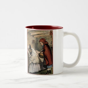 Nursery Rhymes Little Red Riding Hood Two-Tone Coffee Mug