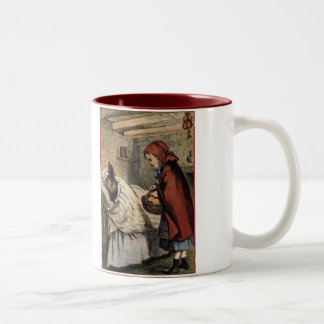 Nursery Rhymes Little Red Riding Hood Two-Tone Coffee Mug