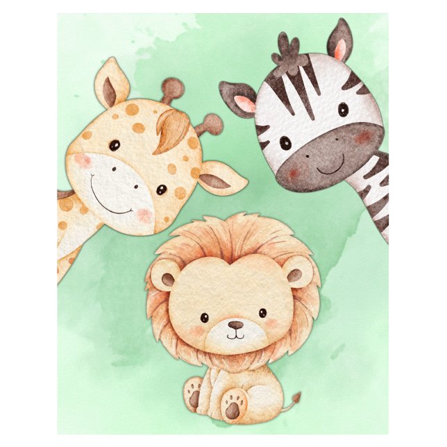 Nursery Safari Animals wall art (Nursery Safari Animals wall art)