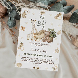 Nursery Toys Baby Shower Invitation