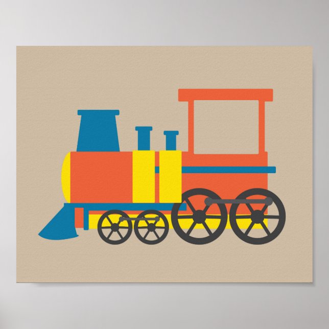 Nursery Train Print (Front)