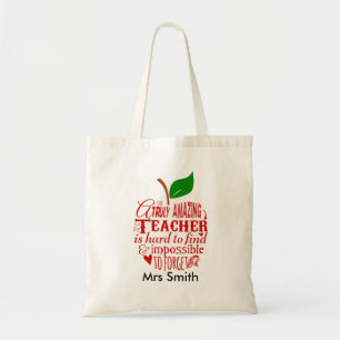 Nursery truly amazing teacher Thank you Teacher Tote Bag