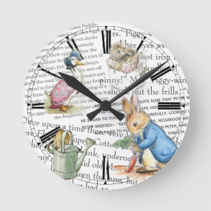 Nursery Wall Clock - Story Time