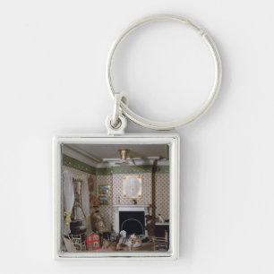 Nursery with toys from 'Miss Miles' House', 1890 Key Ring