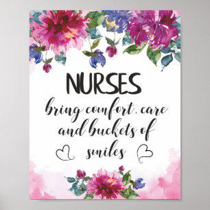 Nurses Appreciation Quote Graduation Gift Thank Poster