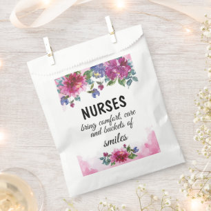 Nurses Appreciation Thank you Nurse leaving gift Favour Bags
