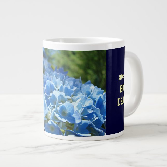 Nurses are a BIG DEAL! Large Mugs Hydrangeas (Front Right)