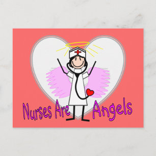 Nurses Are Angels Postcard