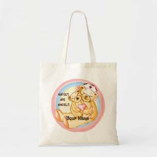 Nurses Are Angels Tote Bag