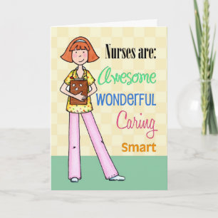 Nurses Are Awesome - Nurses Day Card