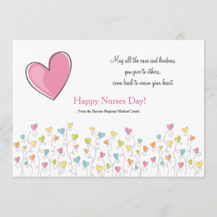 Nurses Are Full Of Heart Card