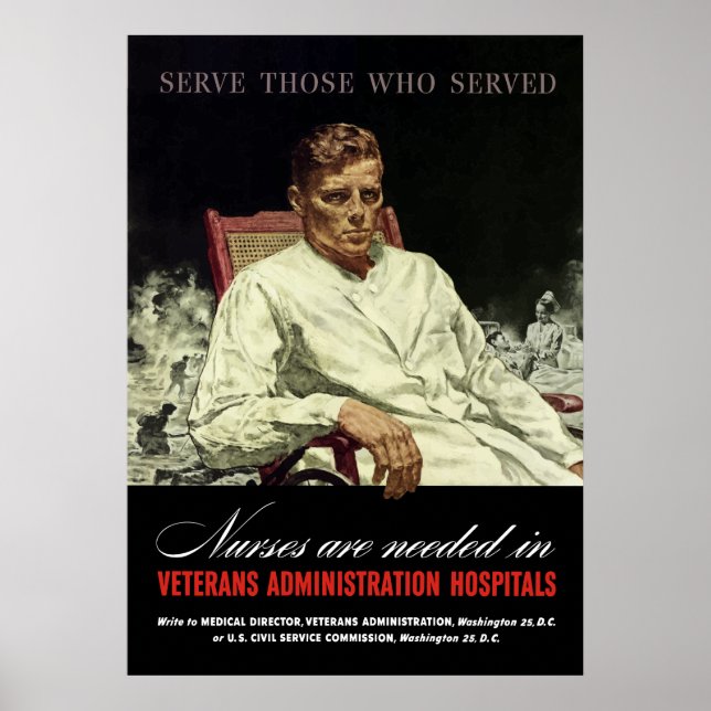 Nurses Are Needed -- WW2 VA Poster (Front)