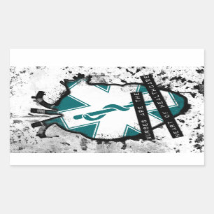 nurses are the anatomical heart of healthcare rectangular sticker