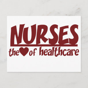 Nurses are the Heart of Healthcare Postcard