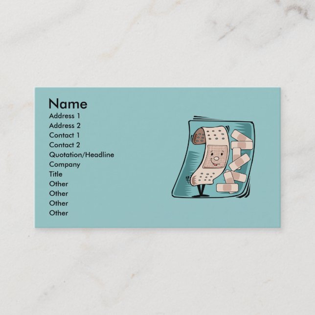 Nurse's Business Card (Front)