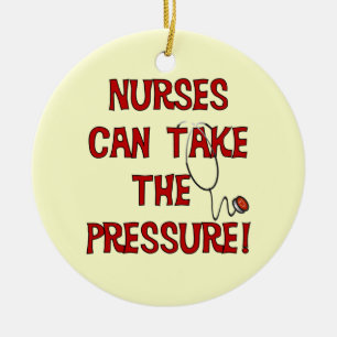 Nurses Can Take the Pressure Ceramic Tree Decoration