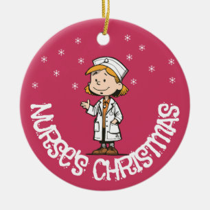 Nurse's Christmas Ornament Custom Photo Gift