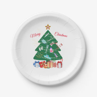 Nurses Christmas Party Paper Plates