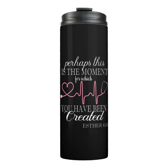 Nurses Created Moment Ruth Nurse Blessing Thermal Tumbler (Front)