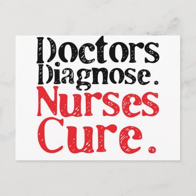Nurses Cure Postcard (Front)