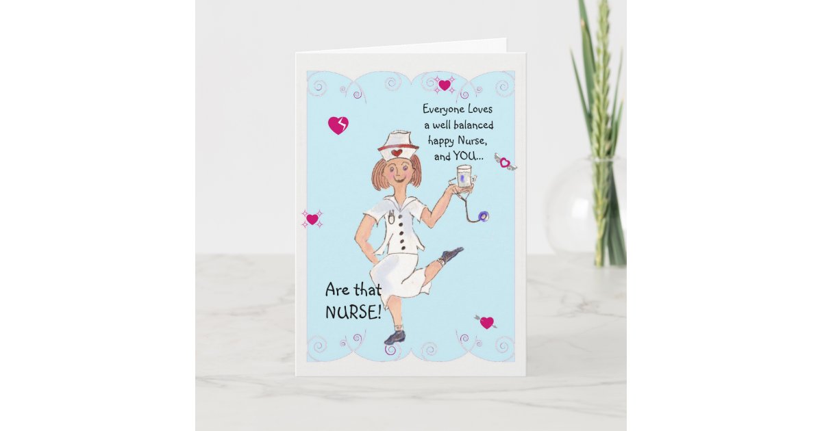 Nurse's Day greeting card | Zazzle.co.uk