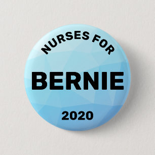 Nurses for Bernie Sanders 2020 6 Cm Round Badge