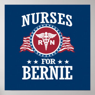 NURSES FOR BERNIE SANDERS POSTER
