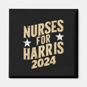 Nurses For Harris 2024 USA Magnet