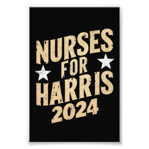 Nurses For Harris 2024 USA Photo Print