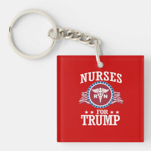 NURSES FOR TRUMP KEY RING