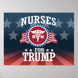 NURSES FOR TRUMP POSTER