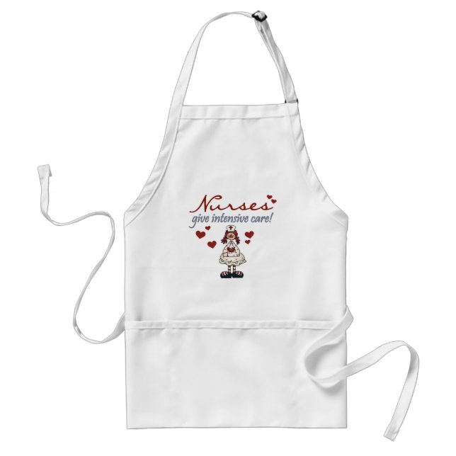 Nurses Give Intensive Care t-shirts and Gifts Standard Apron (Front)