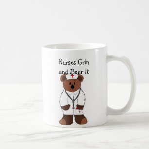 Nurses Grin and Bear It Coffee Mug