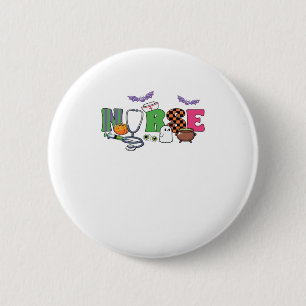 Nurses Halloween Classic T-Shirt 6 Cm Round Badge