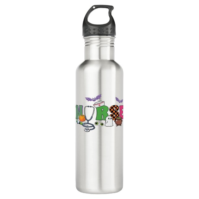 Nurses Halloween Classic T-Shirt 710 Ml Water Bottle (Front)