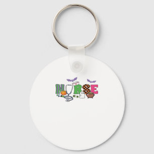 Nurses Halloween Classic T-Shirt Key Ring