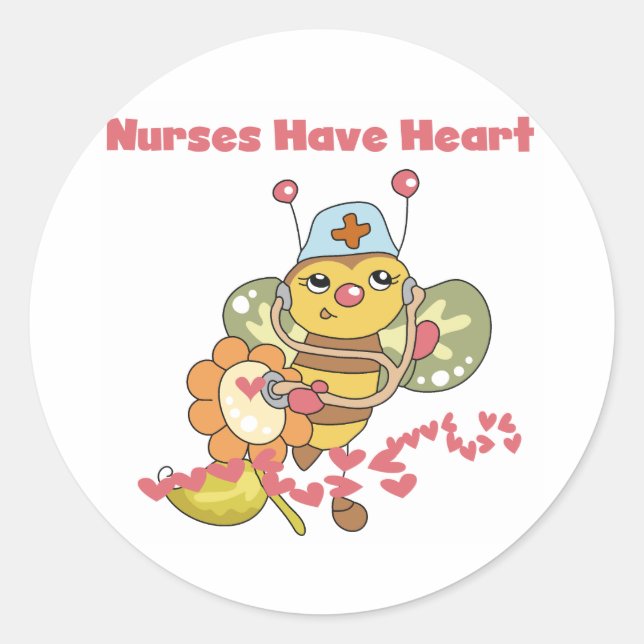 Nurses Have Heart Stickers (Front)