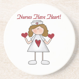 Nurses Have Heart T-shirts and Gifts Coaster