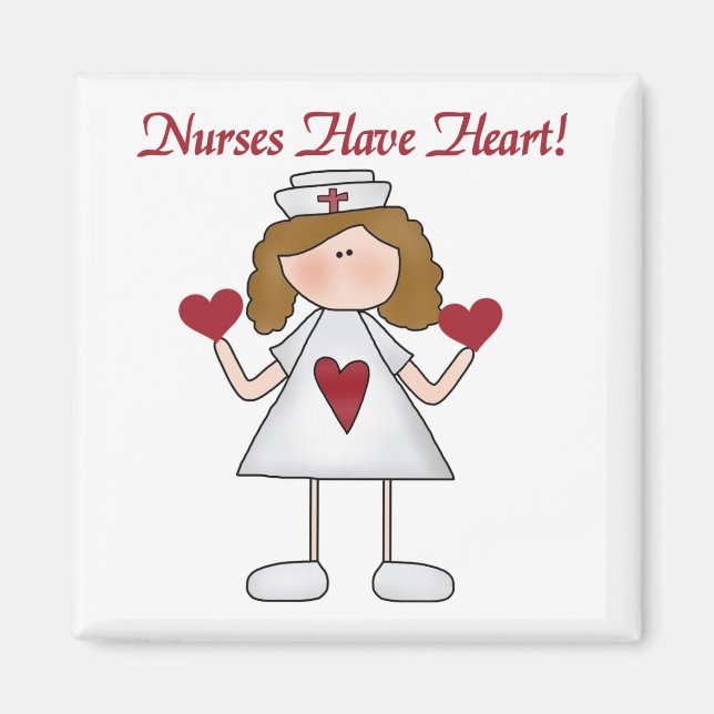 Nurses Have Heart T-shirts and Gifts Magnet (Front)