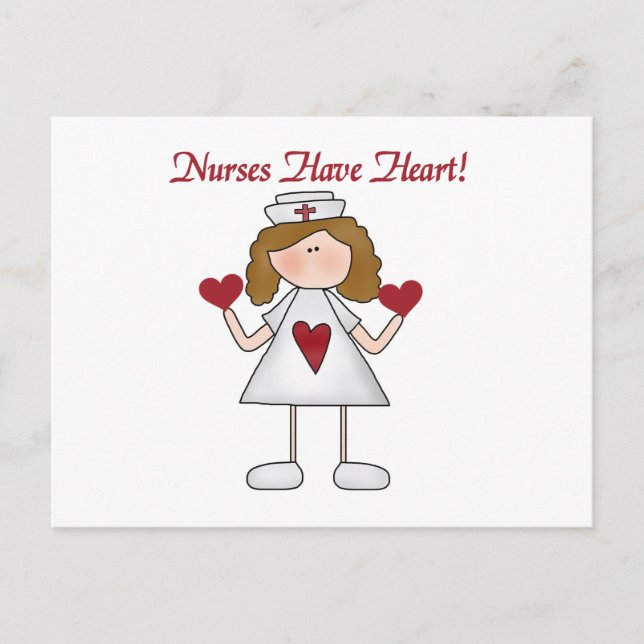 Nurses Have Heart T-shirts and Gifts Postcard (Front)