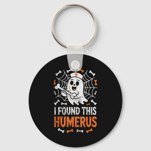 Nurses I Found This Humerus Funny Ghost Nurse Hall Key Ring